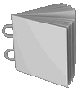 Broschüre mit Ringösen, Endformat Quadrat 14,8 cm x 14,8 cm, 128-seitig